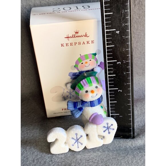 Hallmark Ornament Frosty Fun Decade #10 in Series 2019 Snowman - Picture 6 of 8
